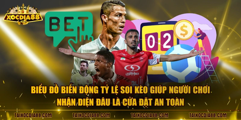 Biểu đồ biến động tỷ lệ soi kèo giúp người chơi nhận diện đâu là cửa đặt an toàn